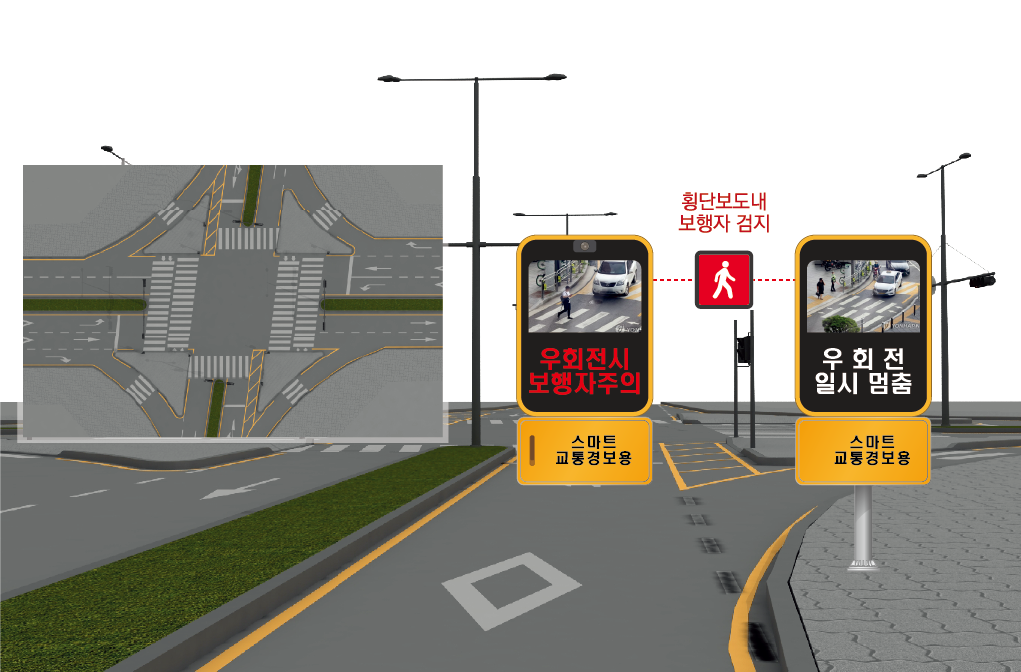 AI 우회전 알리미 이미지