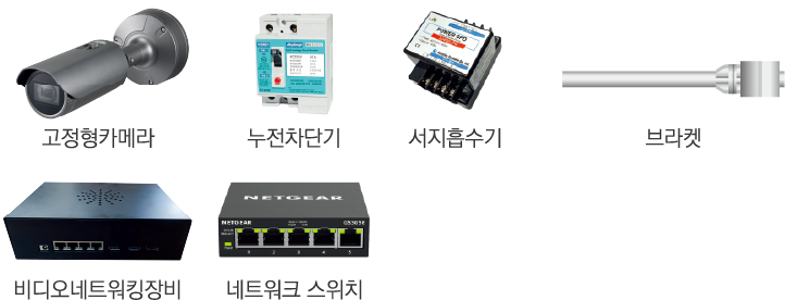 AI 우회전 알리미 구성품 이미지